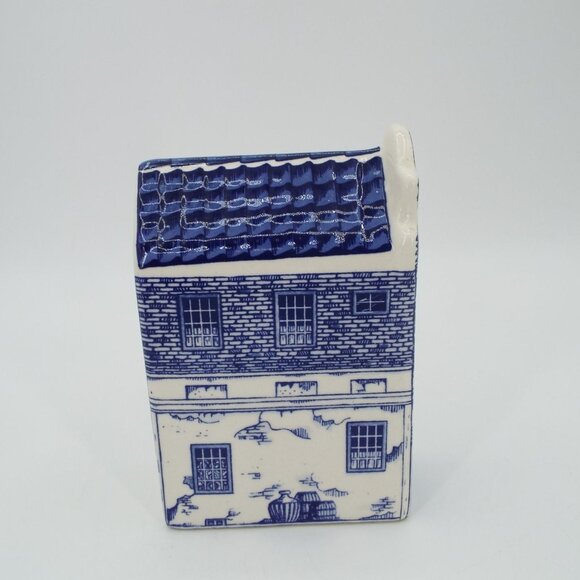 Delft Blue Canal House Hand Painted 17 Fantasie Gevel 1600 Made in Holland - Picture 6 of 8